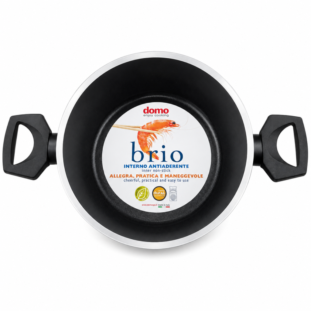 CASSERUOLA 2/MANICO DOMO BRIO 20 CM