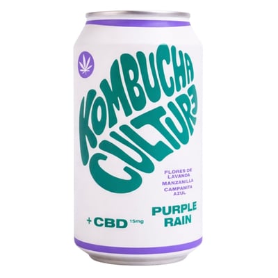 Kombucha Culture CBD Purple Rain 355 ML