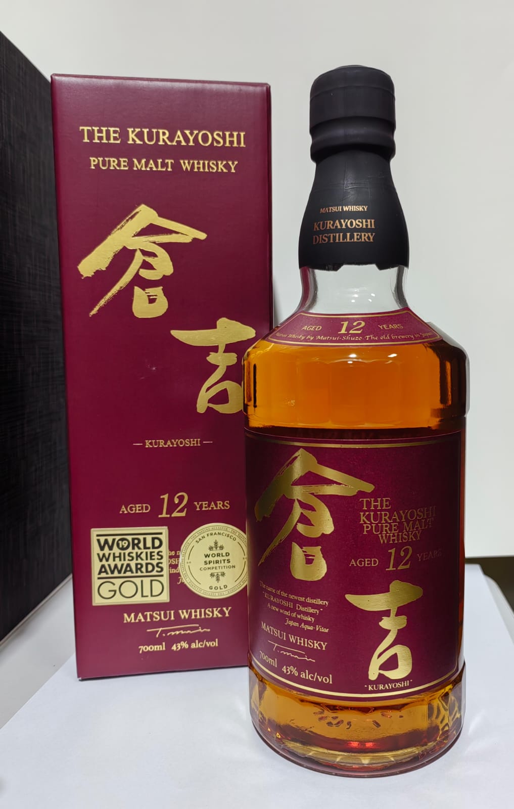 Whisky Matsui Kurayoshi 12 años 700ml