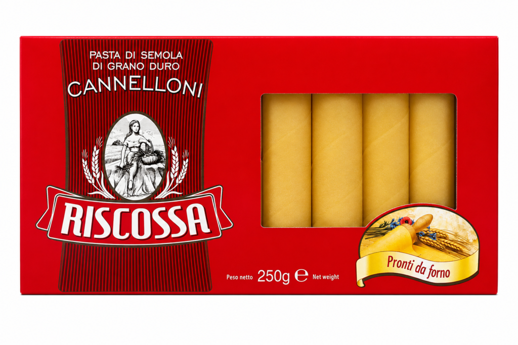 Cannelloni Di Semola Riscossa 250gr