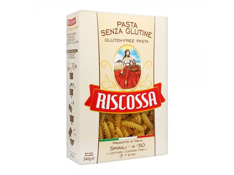 SPIRALI SENZA GLUTINE N.50 RISCOSSA 340GR