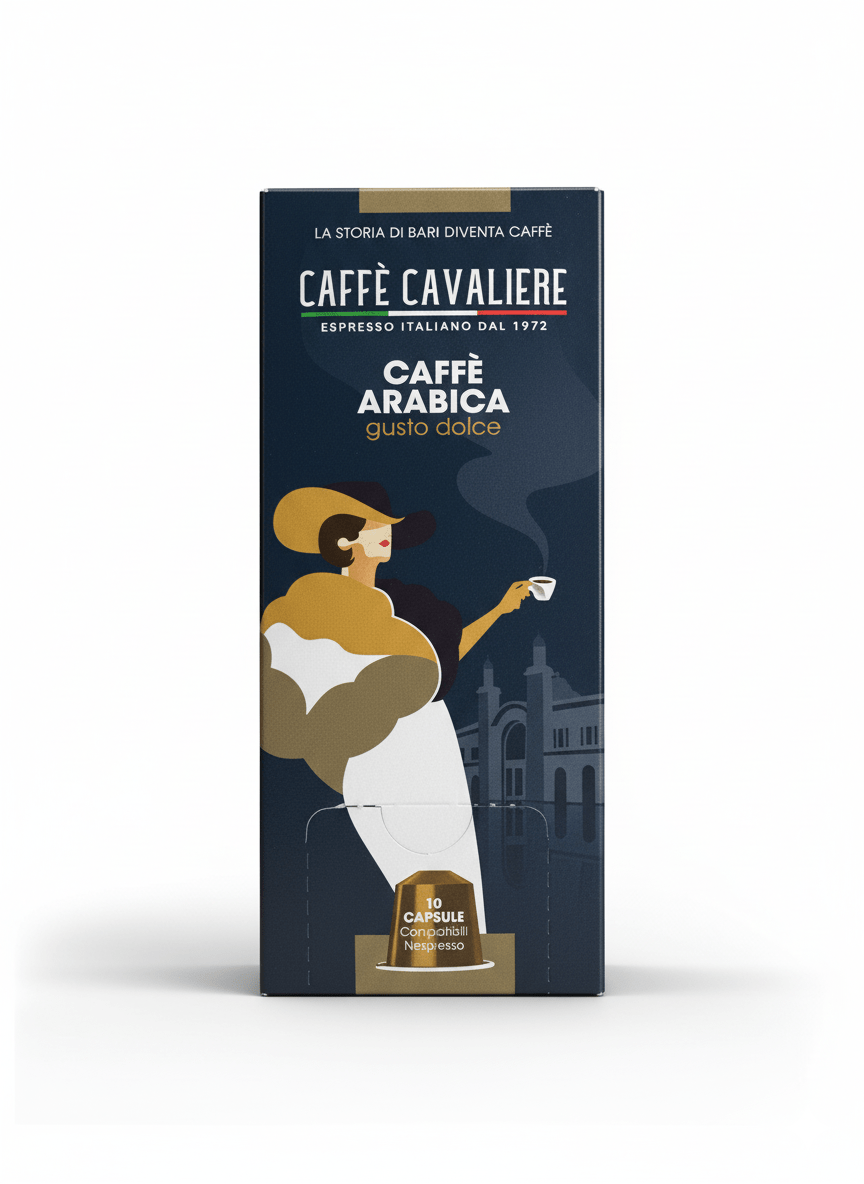 Caffe Cap.10  Capsula Arabica Gusto Dolce Cavaliere Compatible Con Britt