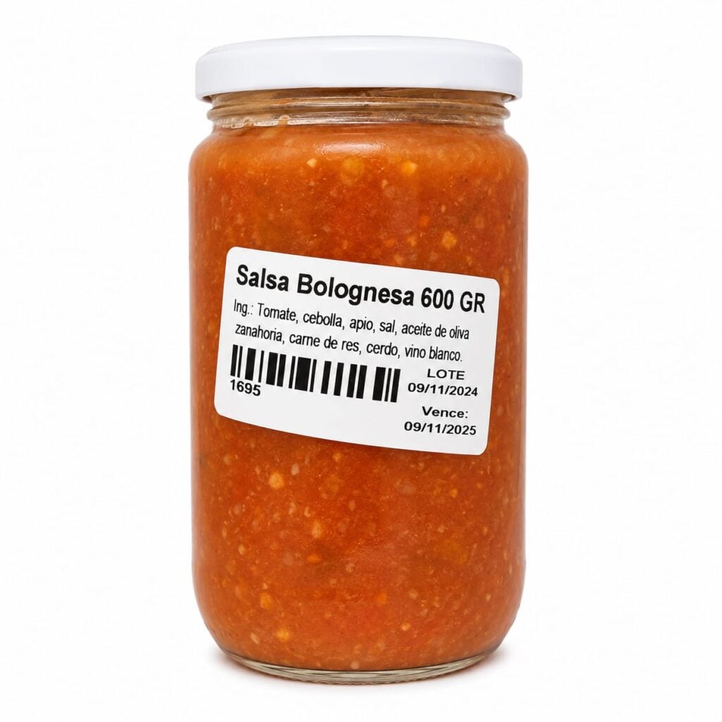 Salsa Bolognese 600 GR
