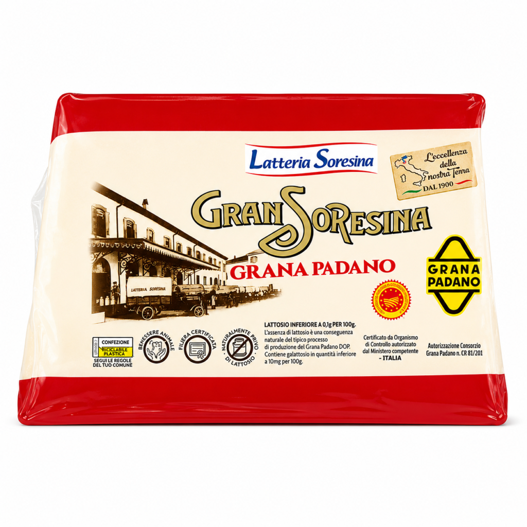 Queso Grana Padano Soresina Pieza X Kilo