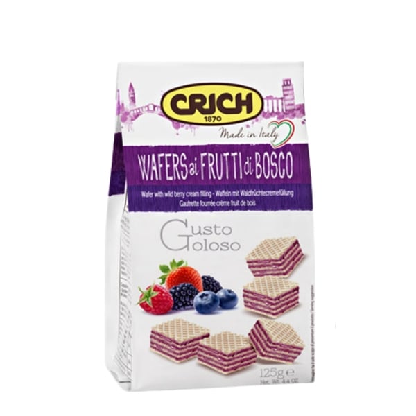 Wafers Al Frutti Di Bosco  Crich 250 GR