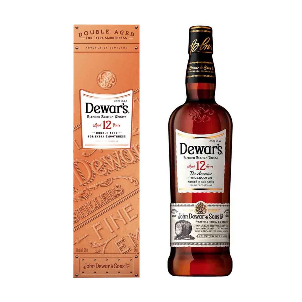 WHISKY DEWARS 12 AÑOS