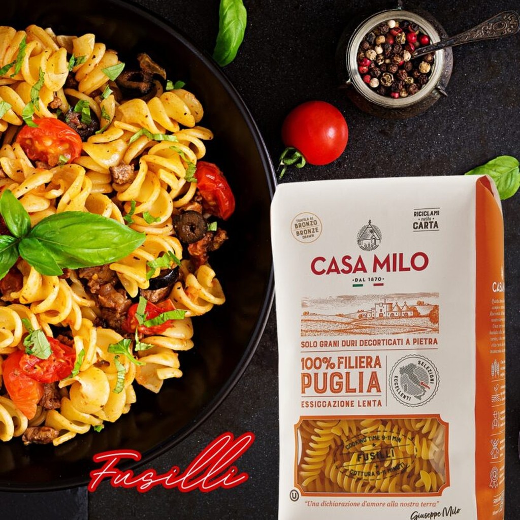 Fusilli 100% casa milo 500gr