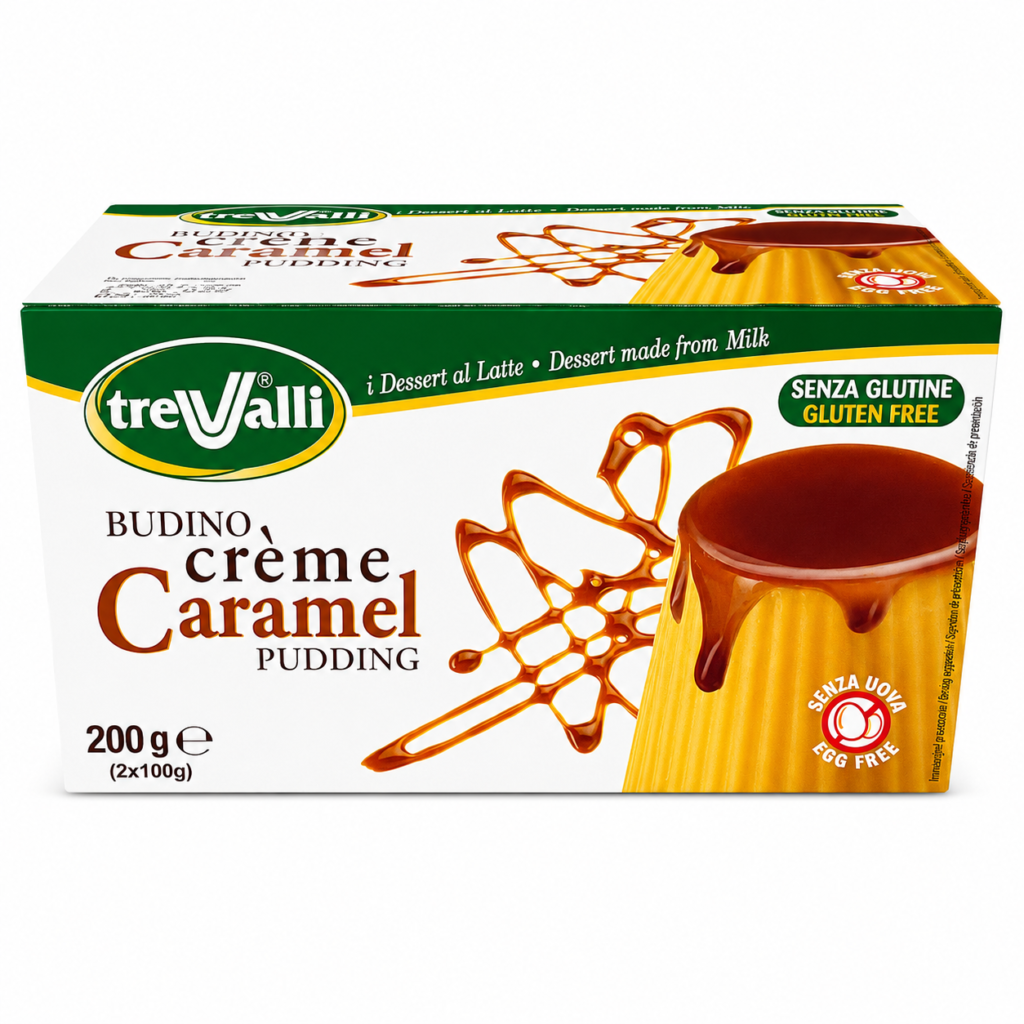 Budino Creme Caramel Trevalli 2×100 GR Gluten Free