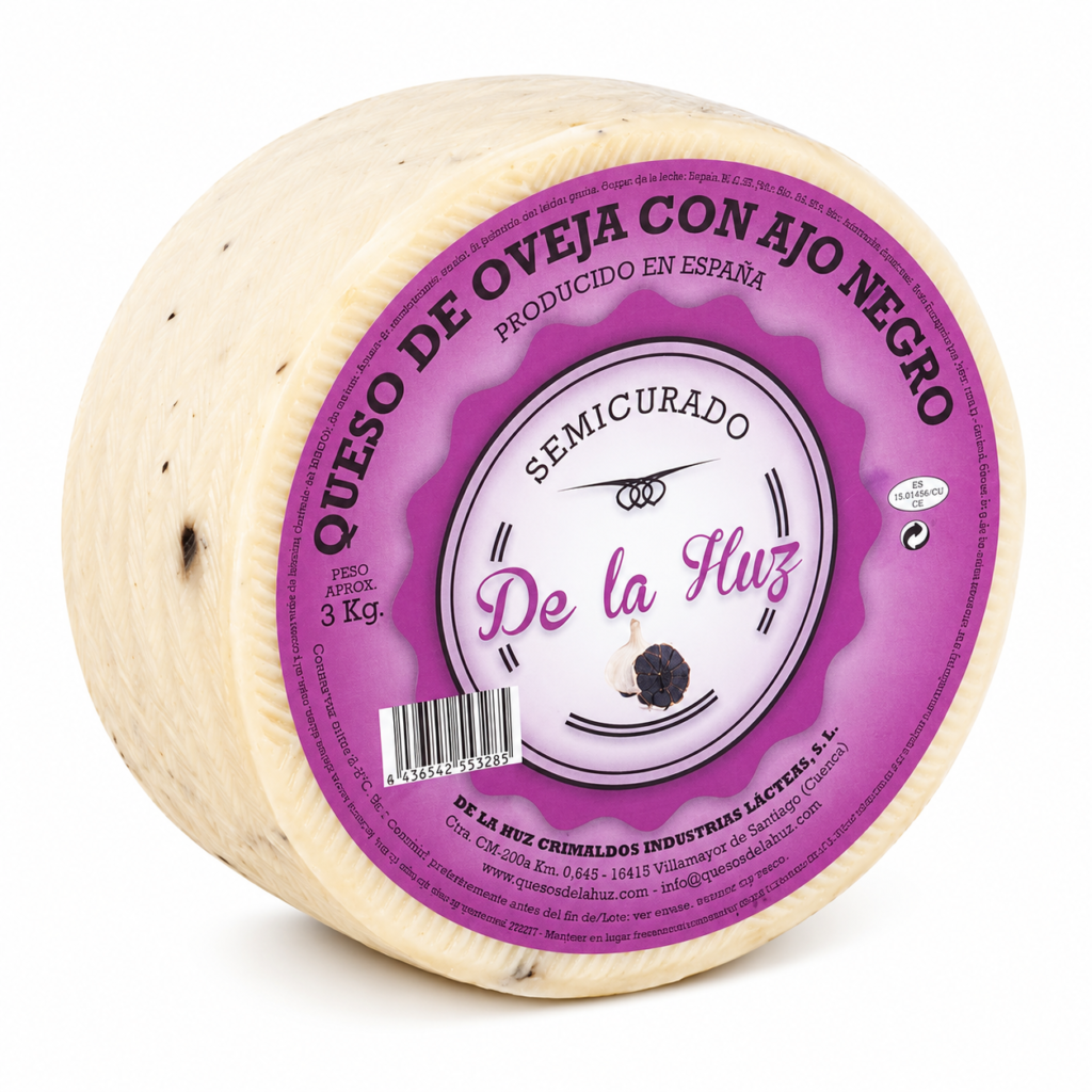 Queso Oveja C/Ajo Negro De La Huz X Kilo
