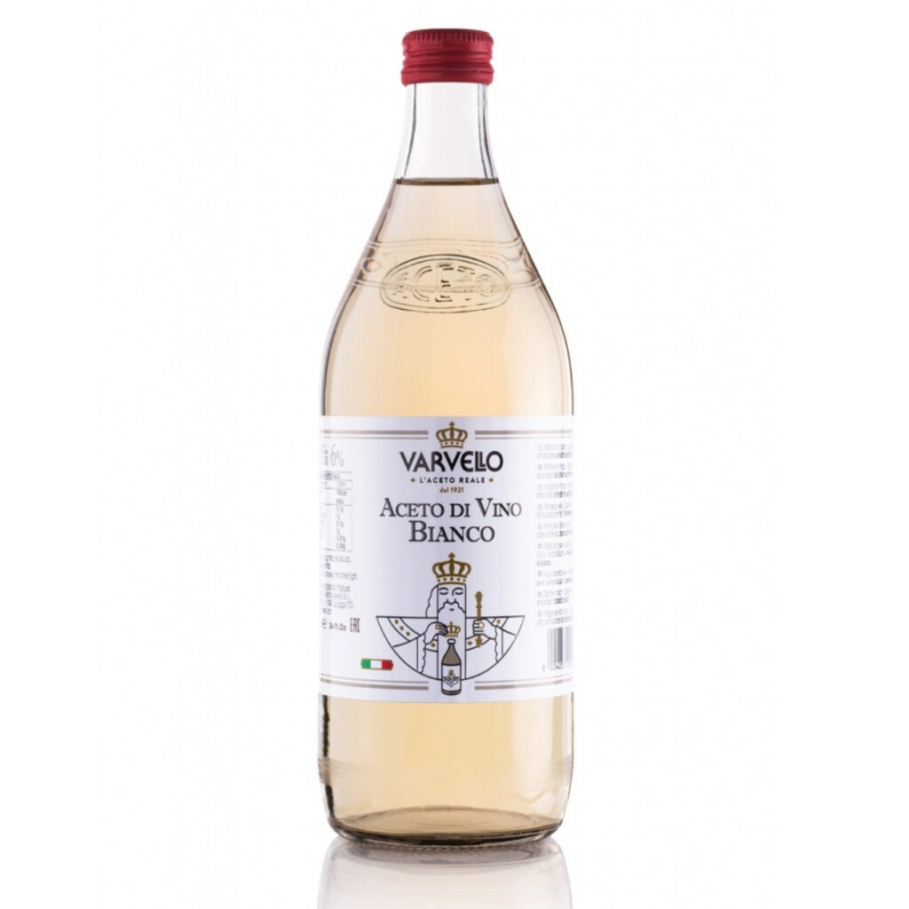 Aceto Di Vino Bianco Varvello Vidrio 1 LT