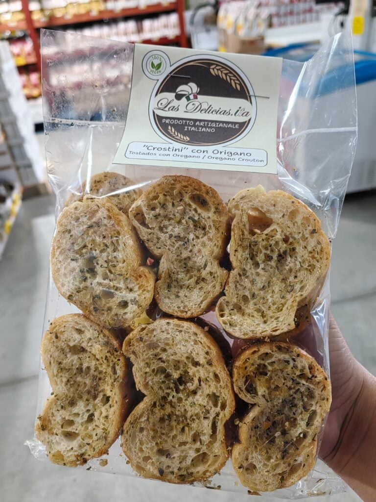 Crostini con Origano Delicias