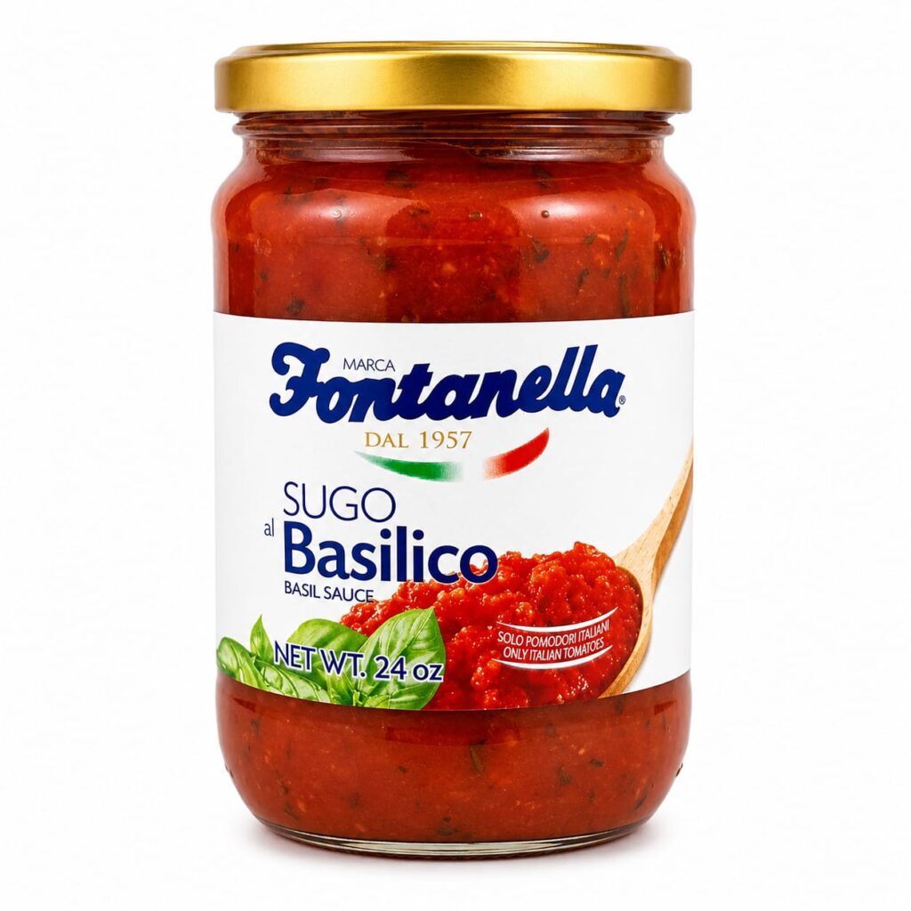 Sugo Al Basilico Fontanella 680 GR