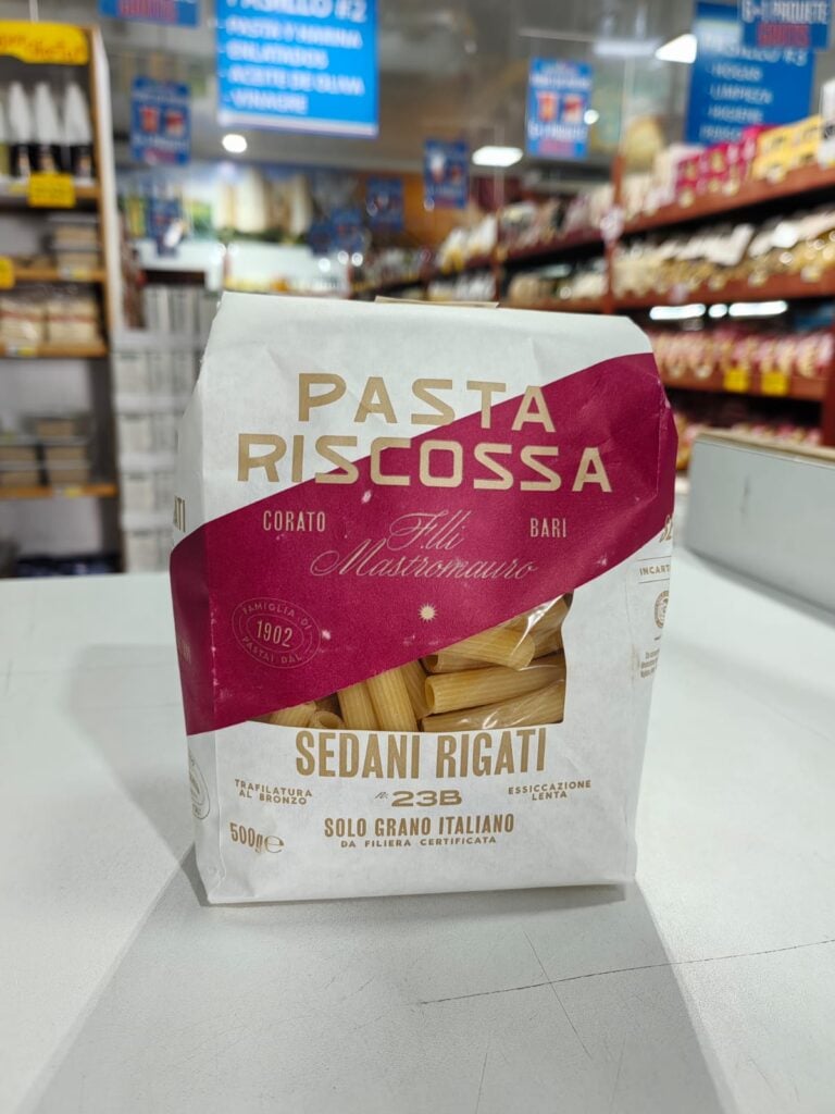 Sedani Rigati 100% IT. TRAF. Bronzo Riscossa 500gr
