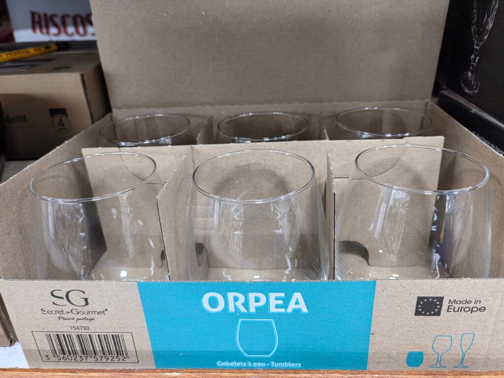 SET 6 TUMBLER ORPEA 36CL