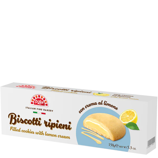 Bisc. Ripieni C/Crema Al Limone Di Leo 150 GR