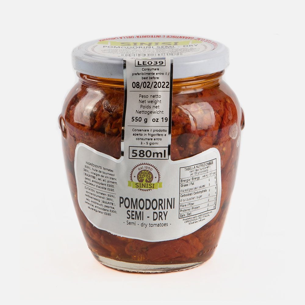 Pomodori Semi Dry 550 Gr