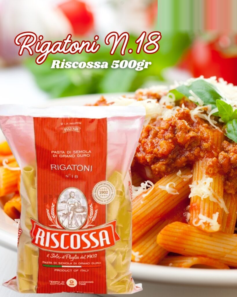 Rigatoni N.18 Riscossa 500gr