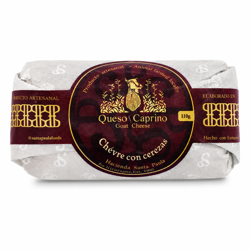 Queso Cabra Rulo C/Cereza 110 GR Santa Paula