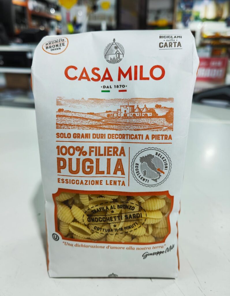 Gnocchetti sardi 100% casa milo 500gr