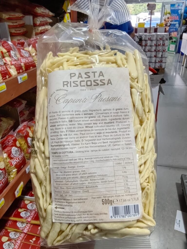 Capunti paes riscossa 500gr