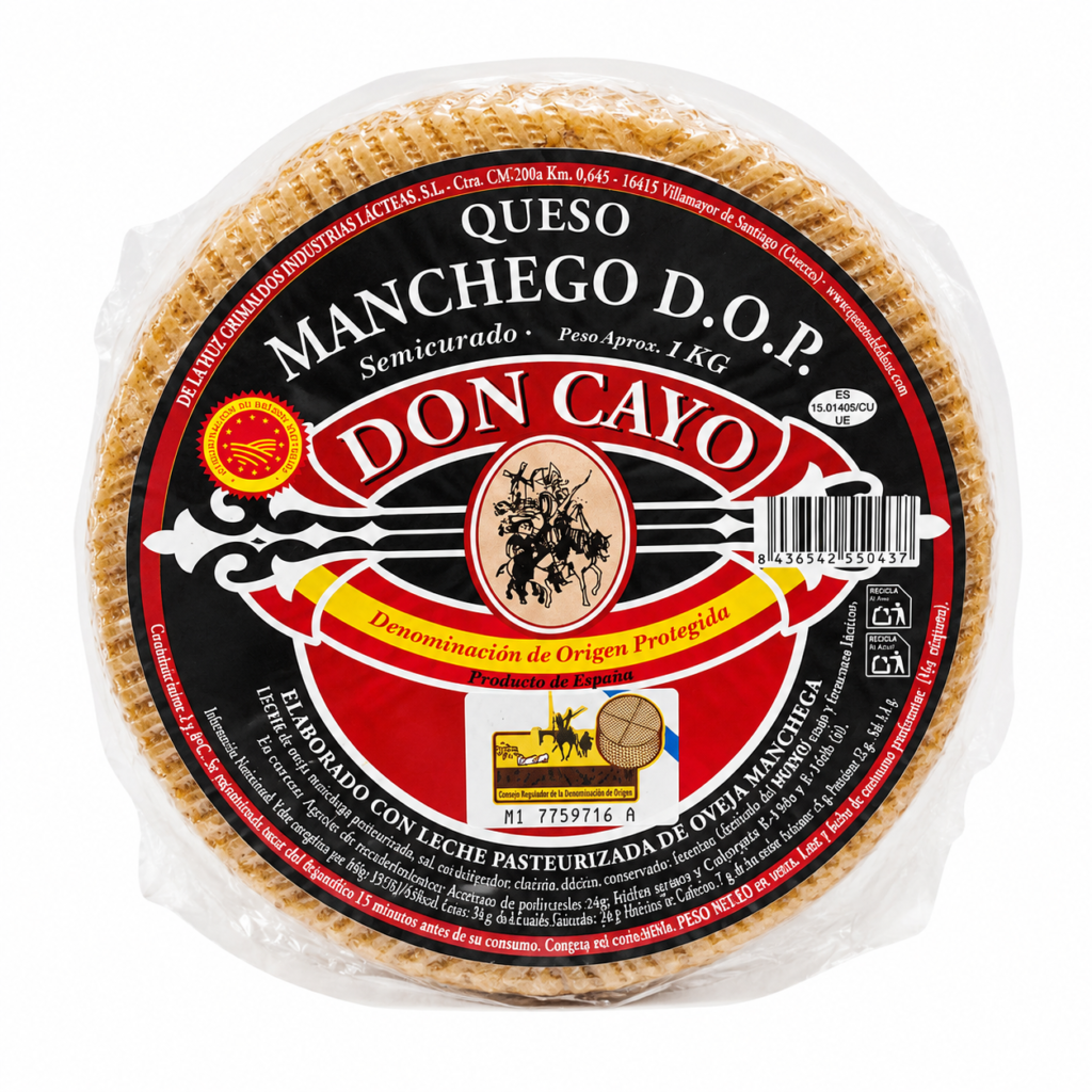 Queso Manchego Semicurado Don Cayo X Kilo