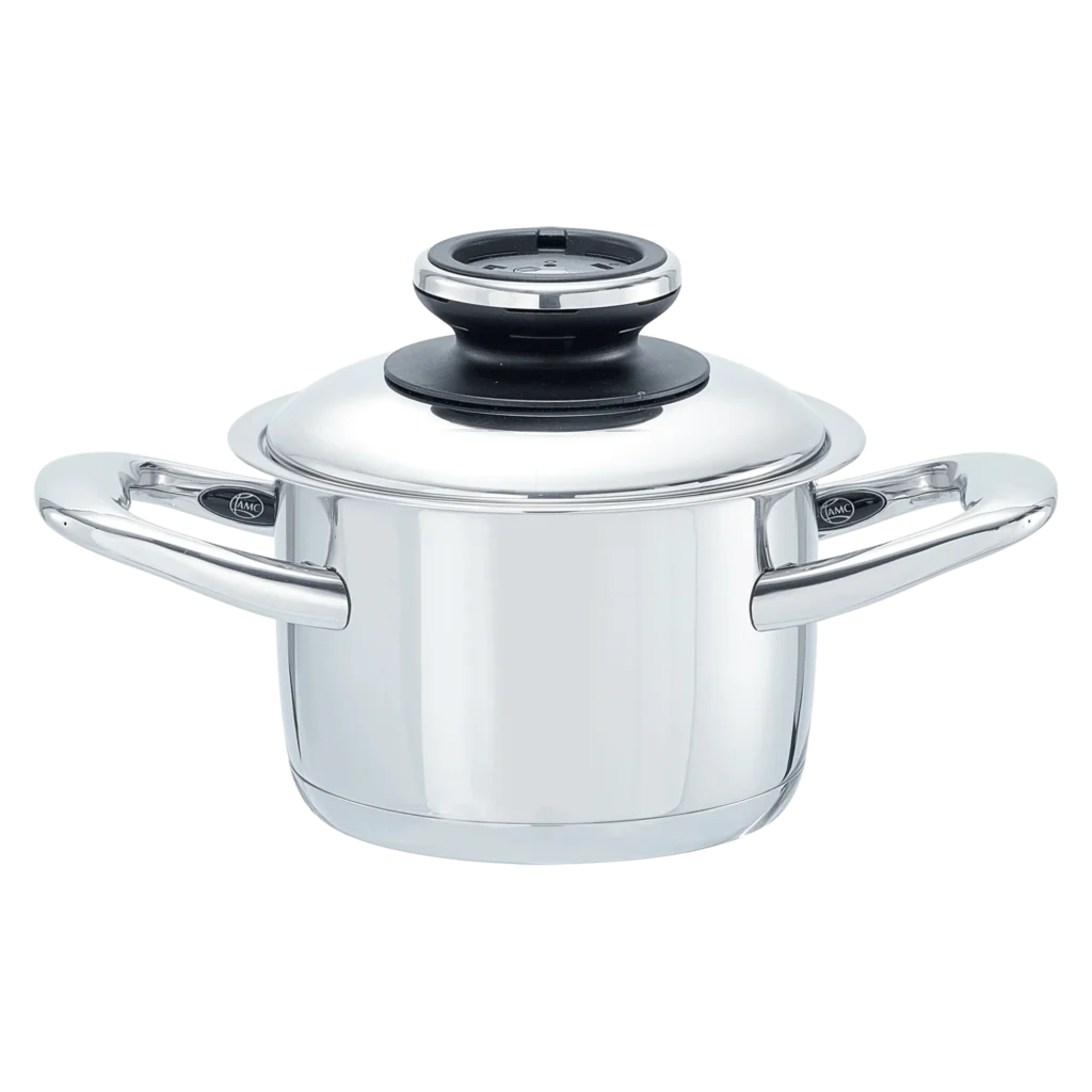 OLLA C/TAPA PEQ. INOX AMC