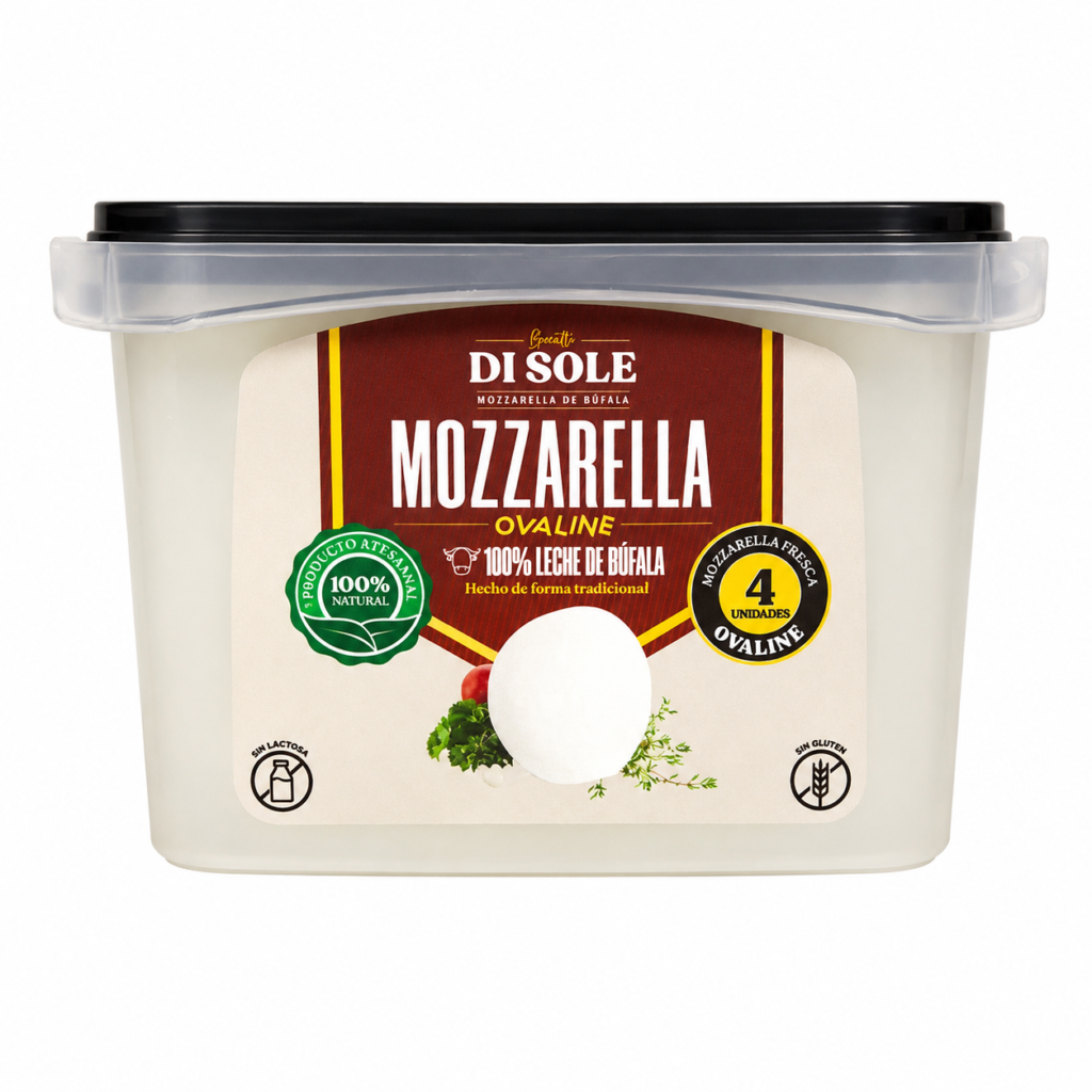 Queso Mozzarella Fresca Bufala Ovalina 500 GR