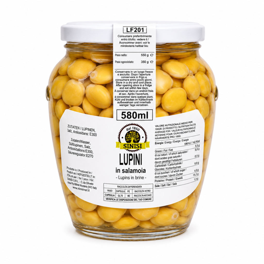Lupini In Salamoia Sinisi 550G