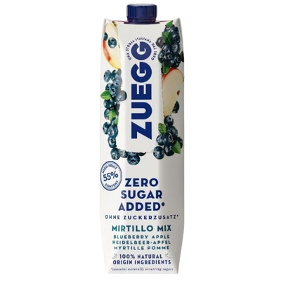 Bebida s/Azúcar de Arandano/ Manzana Zuegg 1 LT