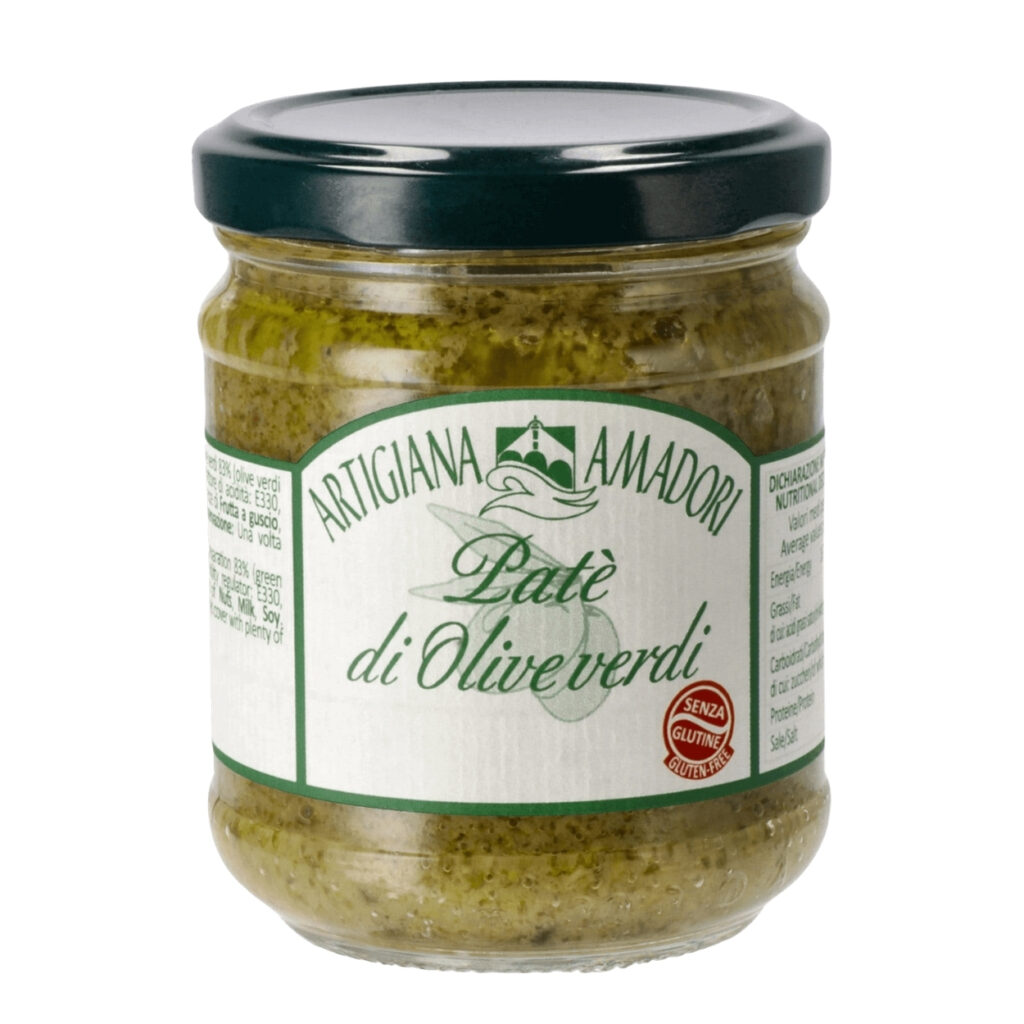 Pate Di Olive Verdi 180 GR Artigiana