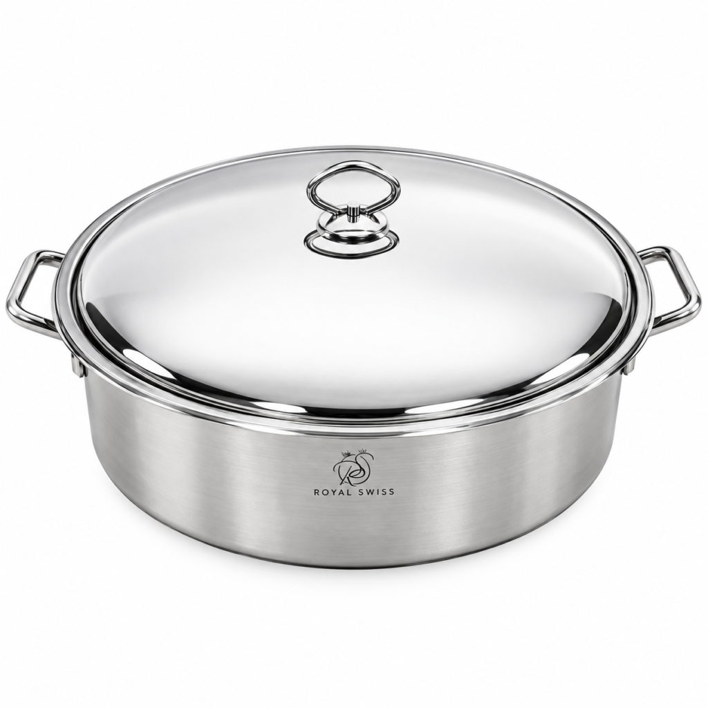 PENTOLE SHALLOW INOX 50 CM