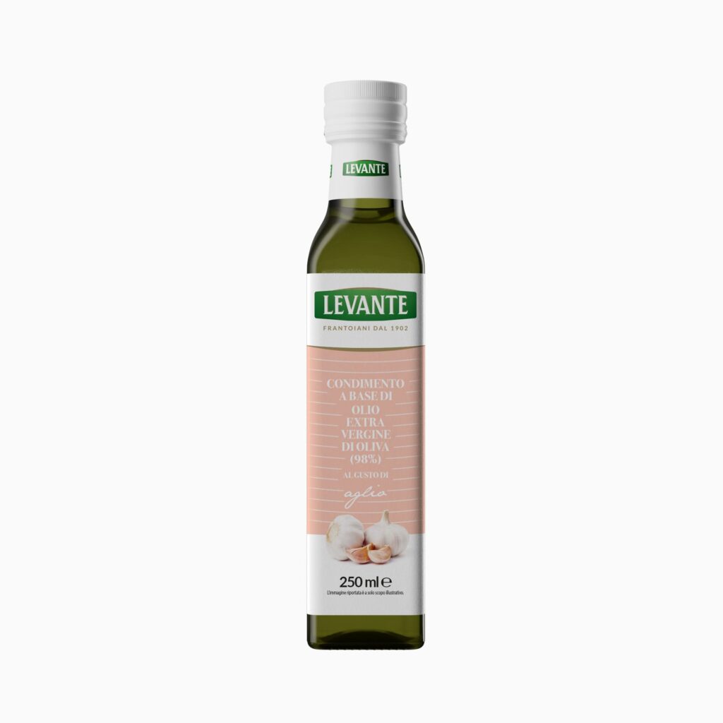 Olio Extra Vergine Di Oliva Con Aglio Levante 250 ML