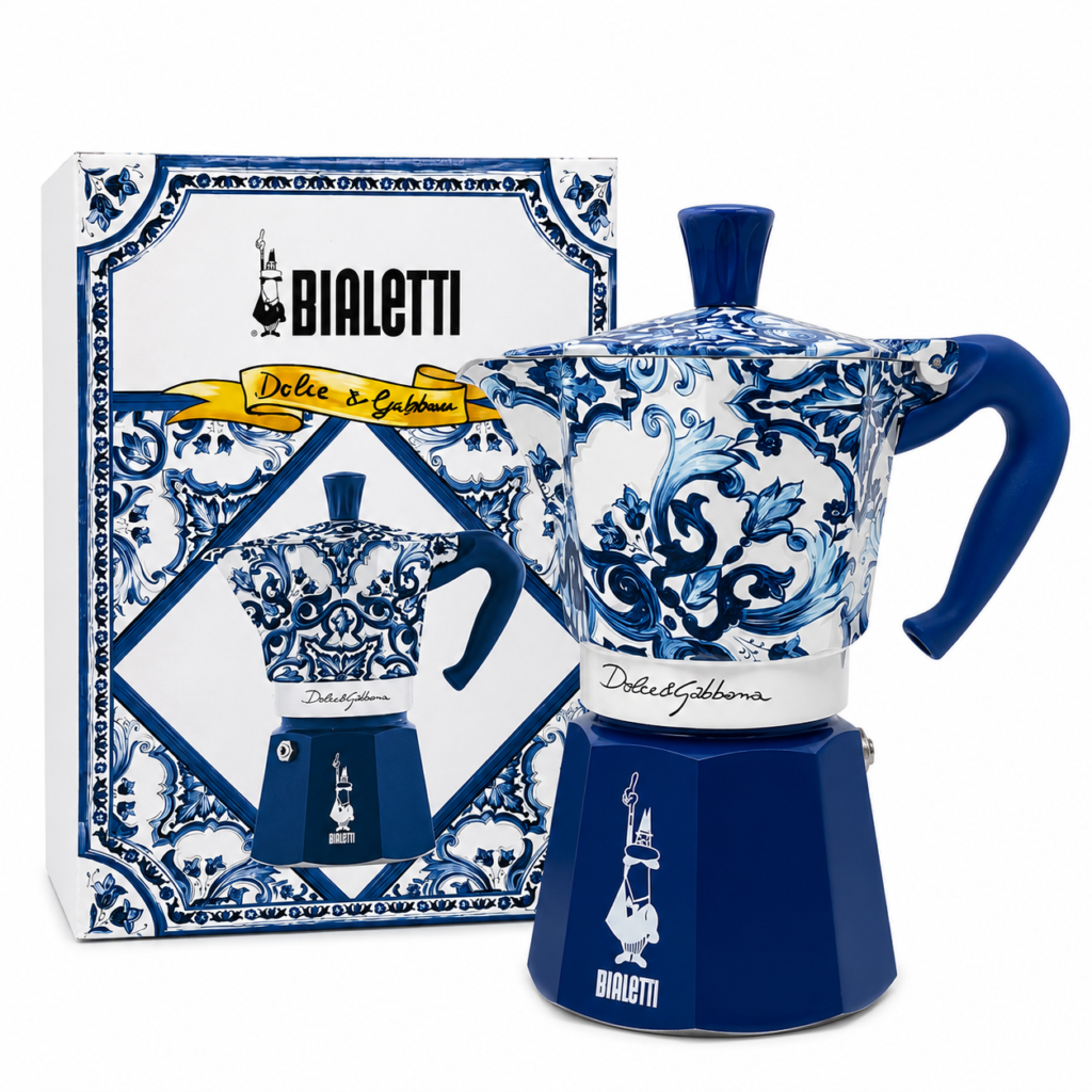 Caff. Moka Express 6 tz azul D&G bialetti