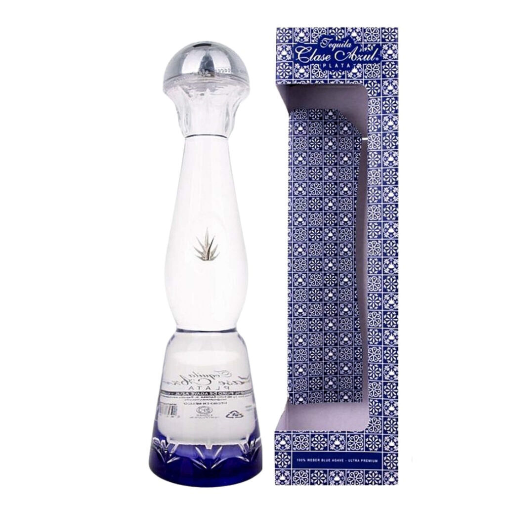 TEQUILA CLASE AZUL PLATA 750 ML