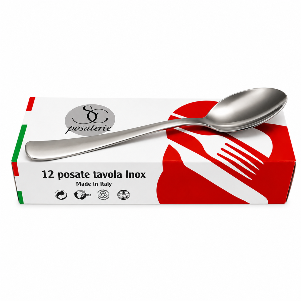 Cucchiano tavola INOX monaco 12pz