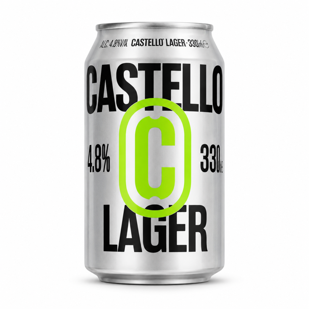 Birra Castello Lata Lager 33CL