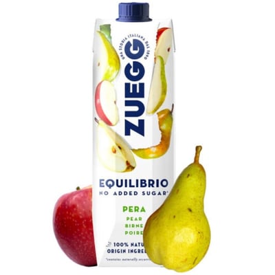 Bebida s/Azúcar de Pera/Manzana Zuegg 1 LT