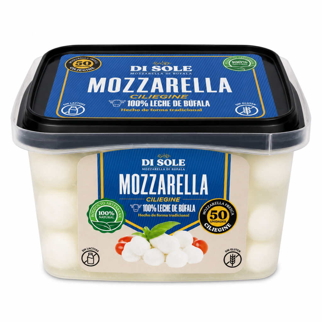 Queso Mozzarella Fresca Bufala Ciliegine 500 GR