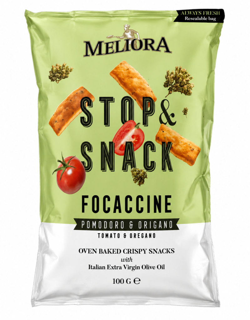Focaccine Pomodoro & Origano Meliora 100 G