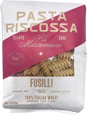 Fusilli N.50 100% It. Traf. Bronzo Riscossa 500gr