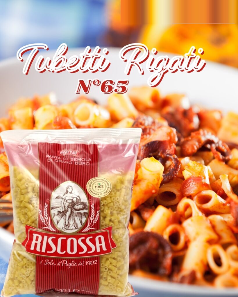 Tubetti Rigati N°65 Riscossa 500 Gr