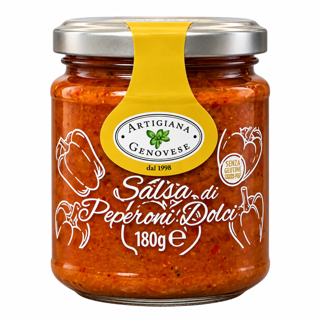 Salsa Di Peperoni Dolci 180 GR Artigiana
