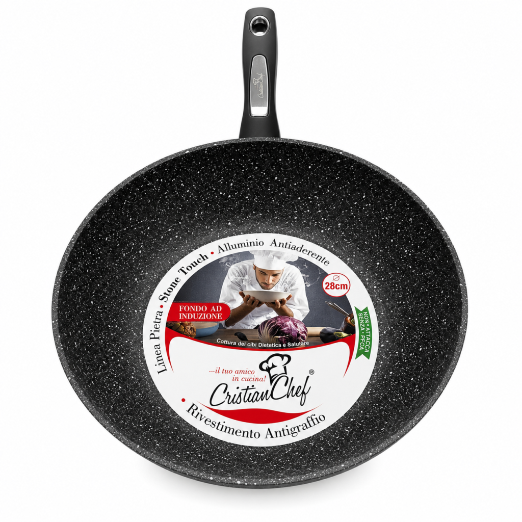Padella Wok Cristian Chef 28 Cm