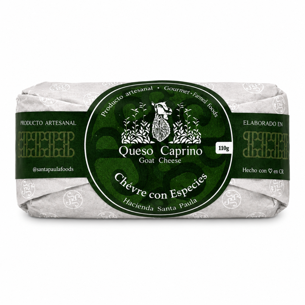 Queso Cabra Rulo C/Hierbas 110 GR Santa Paula
