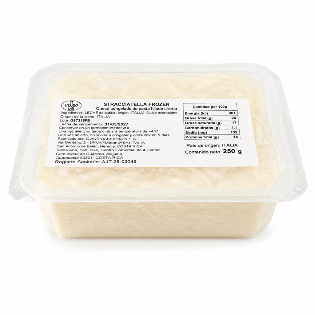Stracciatella Congelada Importada Diano 250 GR