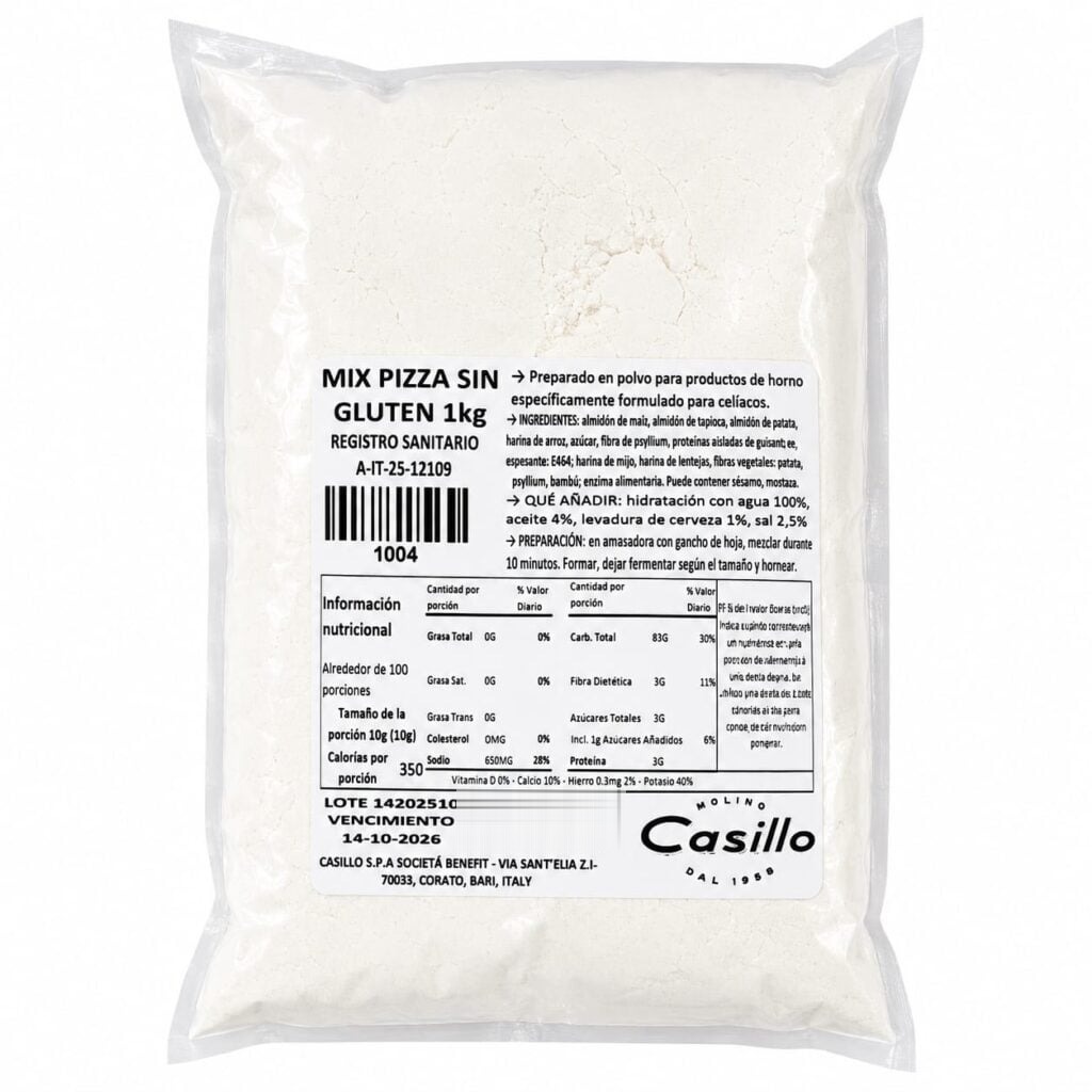 Farina Mix Pizza Senza Gluten 1 KG