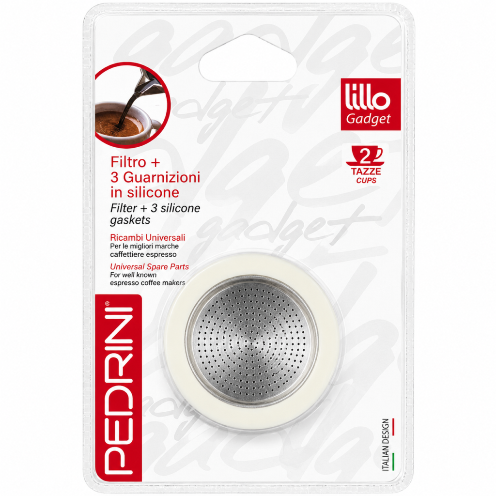 RICAMBIO FILTO + 3 GUARNIZIONI 2 TAZAS