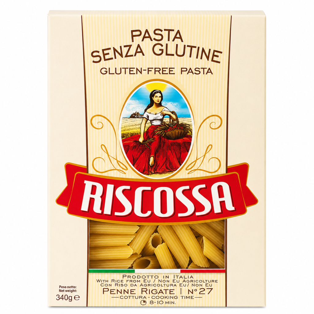Penne Rigate Senza Glutine N.27 Riscossa 340gr