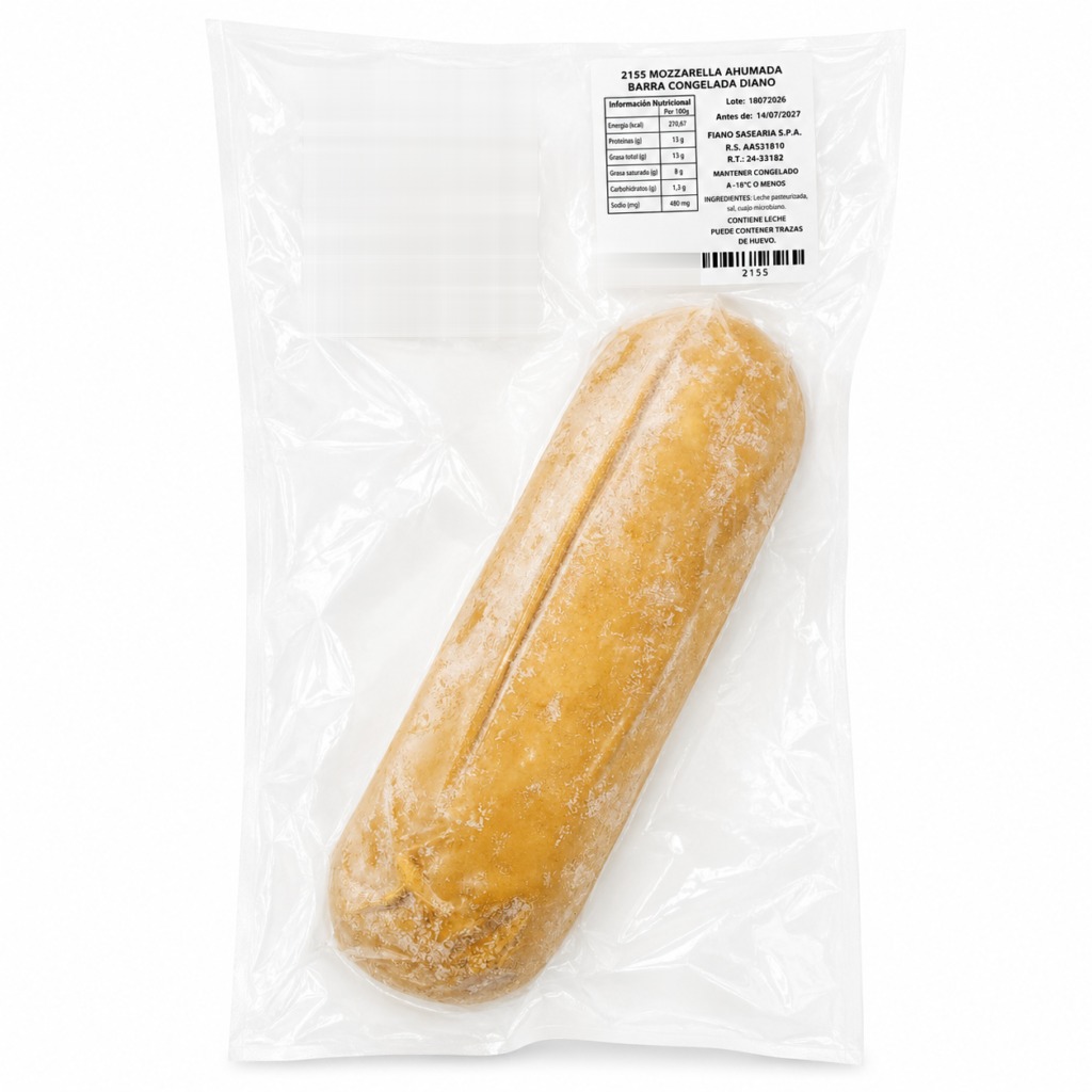 Queso Filone Affumicato Mozzarella Importado Barra 1 KG Diano