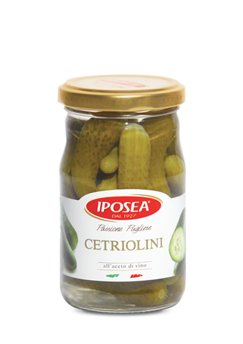 Cetriolini All Aceto Di Vino 530gr Iposea